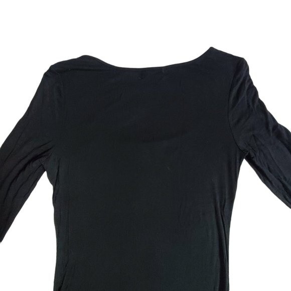 Patty black gray long sleeve top sz M - Picture 4 of 12